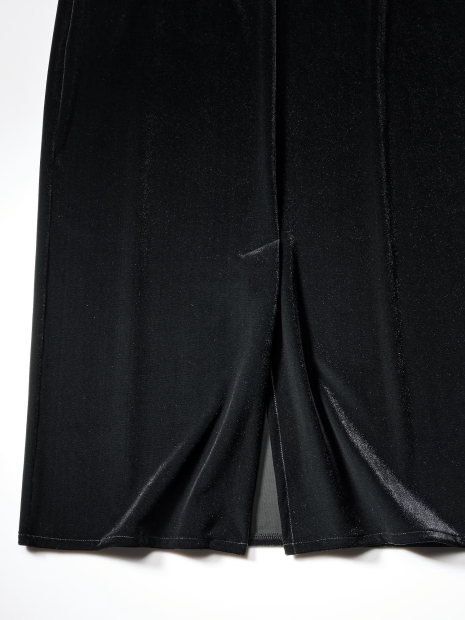 Жіноча спідниця велюрова UNIQLO 1159849461 (Чорний M)