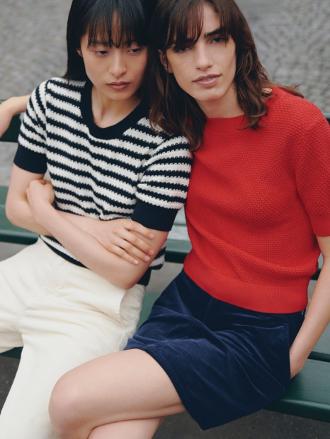 Женская вельветовая мини-юбка UNIQLO 1159850772 (Синий L)