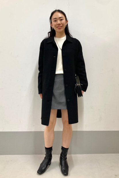 Юбка со вшитыми шортами UNIQLO в клетку 1159851466 (Серый L)