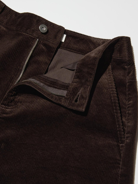 Женская вельветовая мини-юбка UNIQLO 1159851830 (Коричневый L)