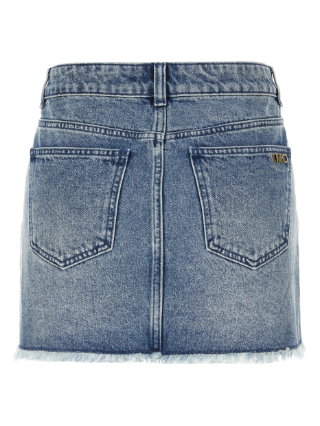 Жіноча джинсова міні-спідниця Michael Kors 1159852008 (Блакитний 6)