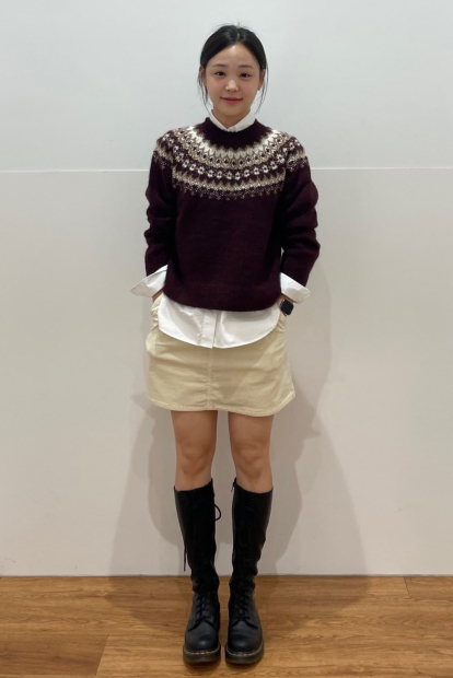 Женская вельветовая мини-юбка UNIQLO 1159854893 (Молочный L)