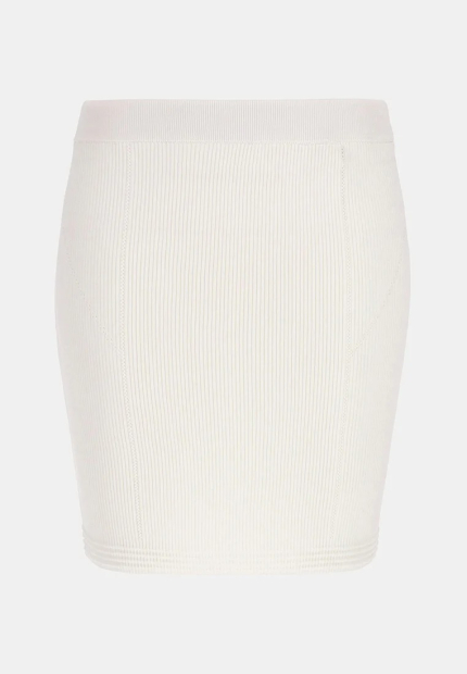 Спідниця жіноча в рубчик GUESS 1159852472 (Білий L)