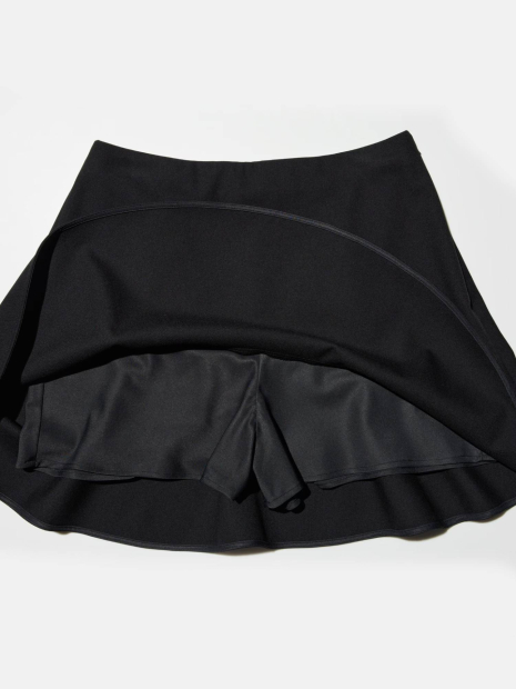 Юбка-шорты UNIQLO мини 1159853353 (Черный M)