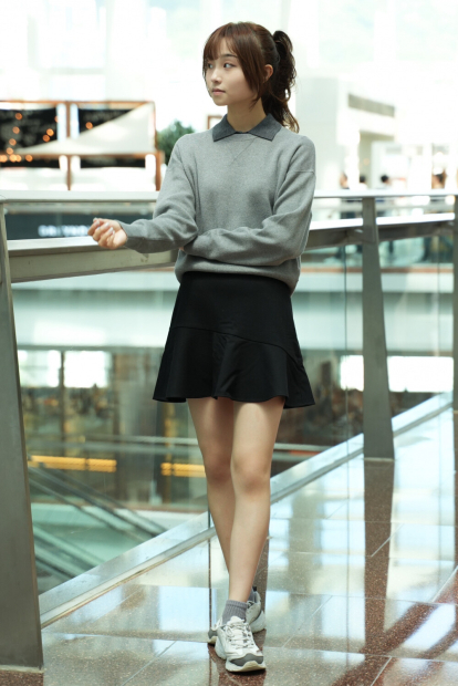 Юбка-шорты UNIQLO мини 1159853353 (Черный M)