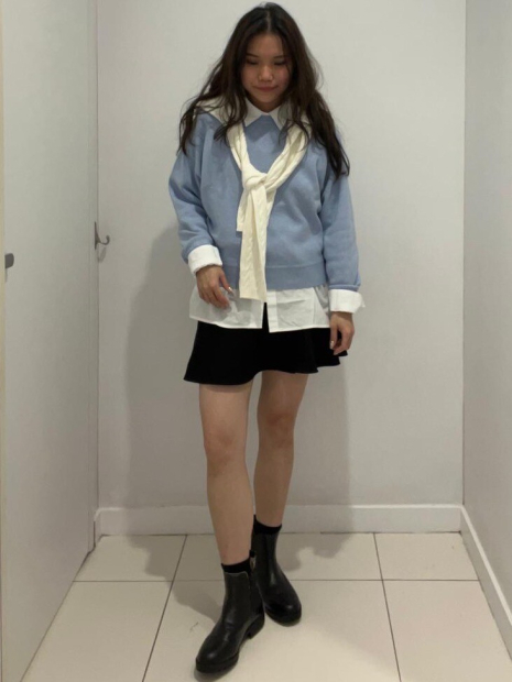 Юбка-шорты UNIQLO мини 1159853353 (Черный M)