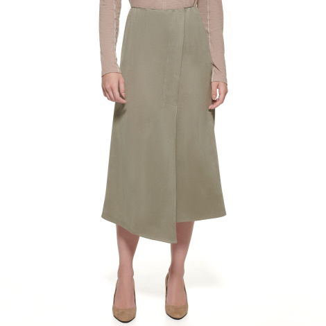 Велюровая юбка DKNY 1159855071 (Зеленый S)