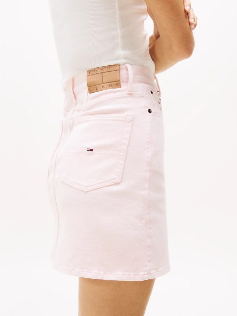 Джинсовая мини-юбка Tommy Hilfiger 1159855757 (Розовый 25)