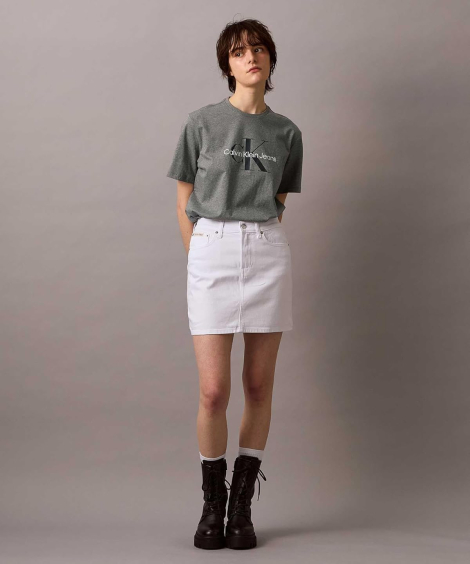 Жіноча джинсова міні-спідниця Calvin Klein 1159856169 (Білий W32)