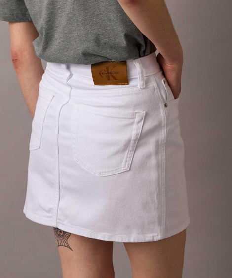 Жіноча джинсова міні-спідниця Calvin Klein 1159856169 (Білий W32)
