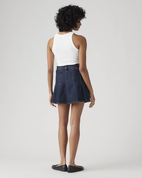 Жіноча спідниця джинсова Levi's міні 1159857198 (Синій 30)
