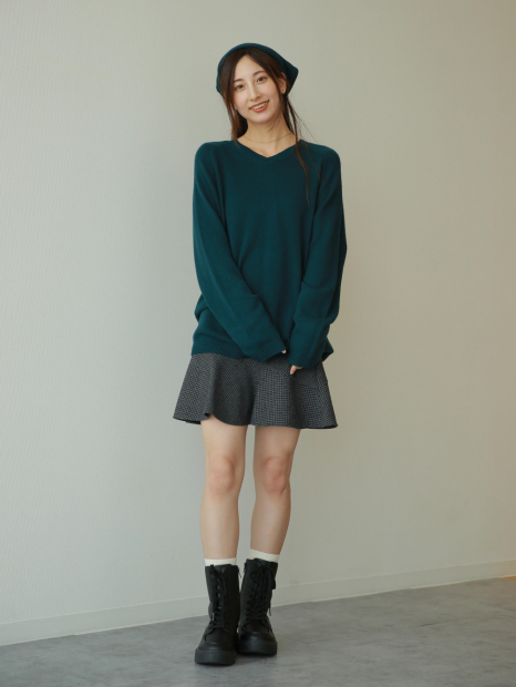 Спідниця-шорти UNIQLO із суміші вовни 1159857341 (Сірий S)