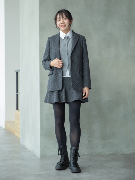 Спідниця-шорти UNIQLO із суміші вовни 1159857341 (Сірий S)