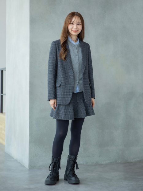 Спідниця-шорти UNIQLO із суміші вовни 1159857341 (Сірий S)