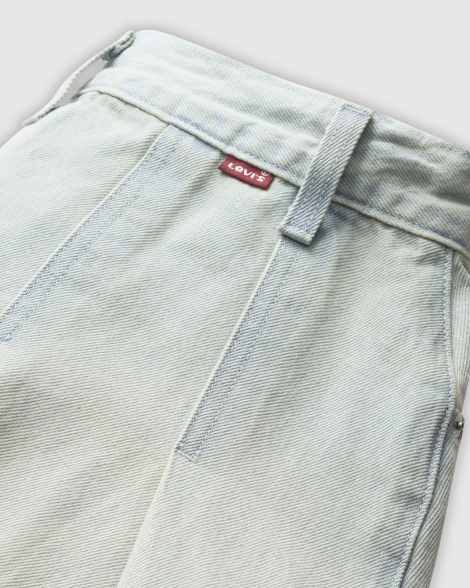 Плісована спідниця джинсова Levi's міні 1159857517 (Блакитний 33)