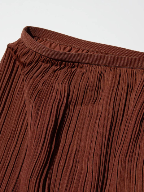 Многоярусная юбка из шифона UNIQLO 1159858297 (Коричневый L)