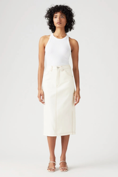 Женская джинсовая юбка Levi's 1159858602 (Белый 29)