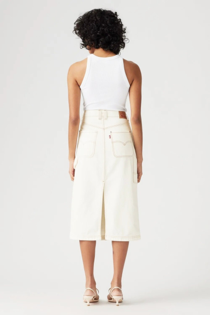 Женская джинсовая юбка Levi's 1159858602 (Белый 29)