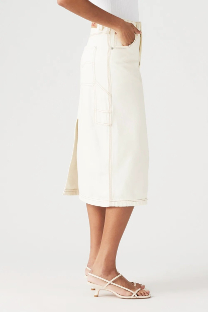 Женская джинсовая юбка Levi's 1159858602 (Белый 29)