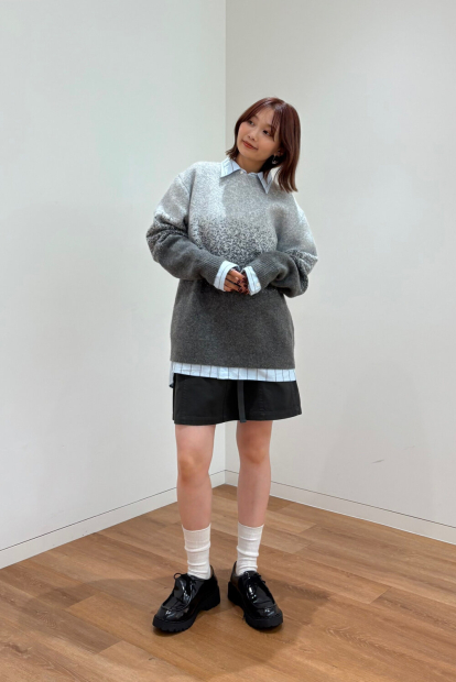 Юбка мини JW Anderson UNIQLO 1159860282 (Серый L)