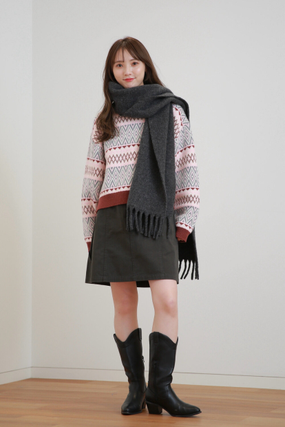 Юбка мини JW Anderson UNIQLO 1159860282 (Серый L)