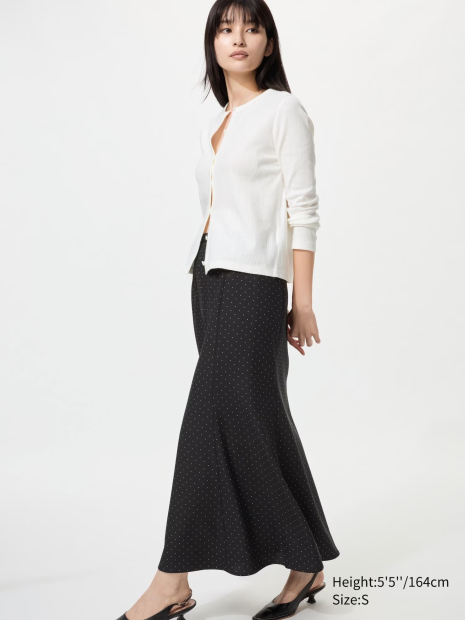 Макси-юбка UNIQLO русалка 1159864393 (Черный M)