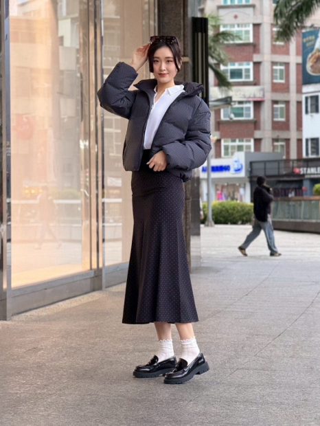 Макси-юбка UNIQLO русалка 1159864393 (Черный M)