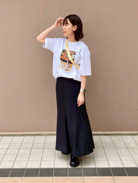 Макси-юбка UNIQLO русалка 1159864393 (Черный M)