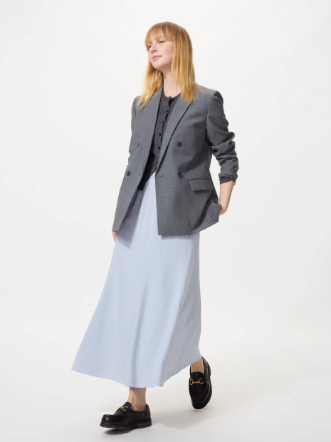 Макси-юбка UNIQLO русалка 1159864950 (Голубой S)