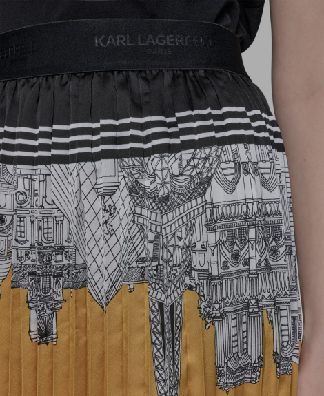 Плісована спідниця міді Karl Lagerfeld Paris 1159865051 (Різні кольори 6)
