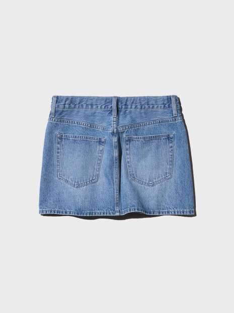 Жіноча спідниця джинсова UNIQLO 1160349903 (Блакитний S)