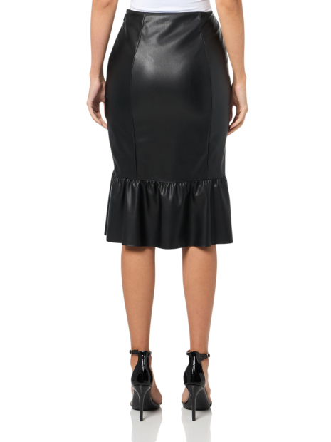 Женская юбка Armani Exchange из экокожи 1162169797 (Черный 6)