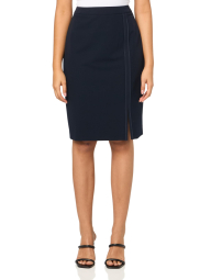 Классическая юбка Tommy Hilfiger с разрезом 1159841325 (Синий 14)