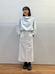 Женская юбка UNIQLO с поясом 1159842988 (Белый 25)