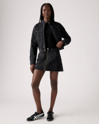 Жіноча спідниця Levi's міні 1159845022 (Чорний 26)