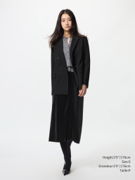 Жіноча спідниця велюрова UNIQLO 1159849461 (Чорний M)