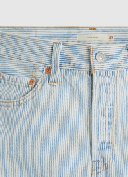 Женская мини-юбка в полоску Levi's с карманами 1159849752 (Голубой 25)