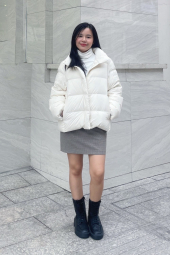 Юбка со вшитыми шортами UNIQLO в клетку 1159851466 (Серый L)