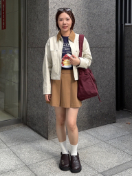 Складчатая юбка UNIQLO со вшитыми шортами 1159851485 (Коричневый L)