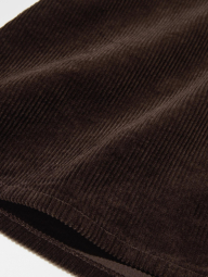 Женская вельветовая мини-юбка UNIQLO 1159851830 (Коричневый L)