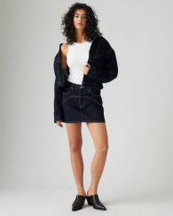 Джинсовая юбка Levi's мини 1159853278 (Синий 25)