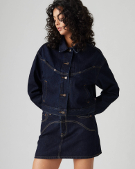 Джинсовая юбка Levi's мини 1159853278 (Синий 25)