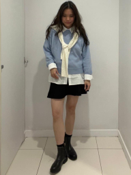 Юбка-шорты UNIQLO мини 1159853353 (Черный M)