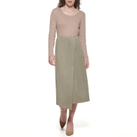 Велюровая юбка DKNY 1159855071 (Зеленый S)