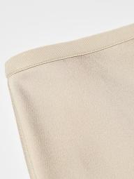 Женская атласная юбка UNIQLO 1159855528 (Бежевый M)