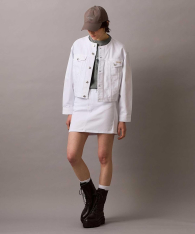 Жіноча джинсова міні-спідниця Calvin Klein 1159856169 (Білий W32)