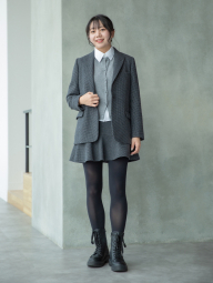 Спідниця-шорти UNIQLO із суміші вовни 1159857341 (Сірий S)