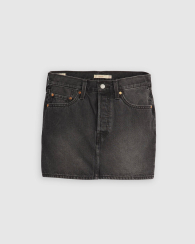 Джинсовая юбка Levi's мини 1159857385 (Серый 28)