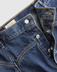 Женская джинсовая юбка-миди Levi's на пуговицах 1159857980 (Синий 27)