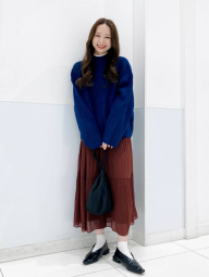 Многоярусная юбка из шифона UNIQLO 1159858297 (Коричневый L)